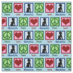 Peace Love Obstetrics Fabric