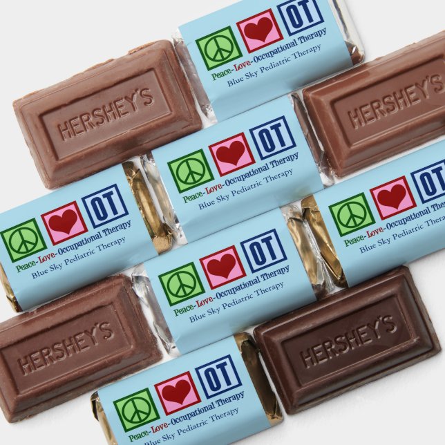 Peace Love Occupational Therapy Custom OT Hershey's Miniatures (Assorted)