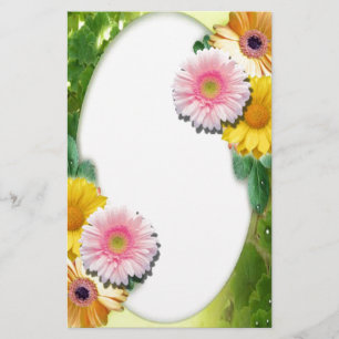 Peace Love Office Party Thanks Pattern Colorful Stationery