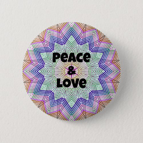 PEACE  LOVE or Change the Words Button