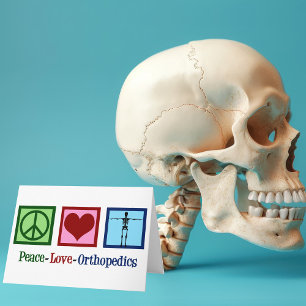 Peace Love Orthopedics Holiday Card