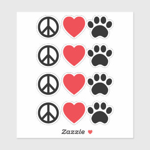 Peace Sign Stickers Zazzle Peace Sign Stickers Zazzle