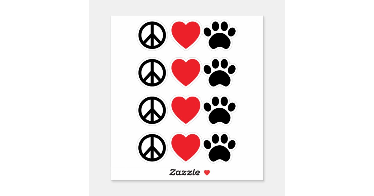 Free Free 187 Peace Love Paw Svg SVG PNG EPS DXF File