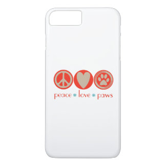 Peace Love Paws iPhone 8 Plus/7 Plus Case