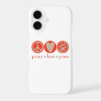 Peace Love Paws iPhone 17 Case