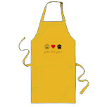 Peace Love Paws Long Apron