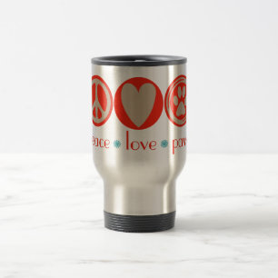 Peace Love Paws Travel Mug
