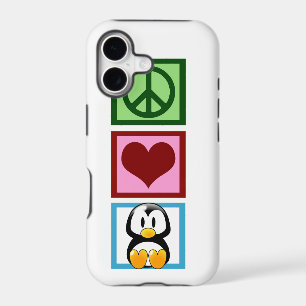 Peace Love Penguins iPhone 17 Case