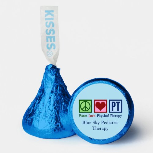Peace Love Physical Therapy Custom PT Hersheys Kisses
