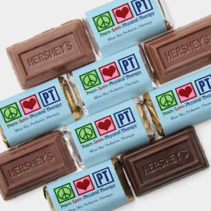 Peace Love Physical Therapy Custom PT Hershey's Miniatures