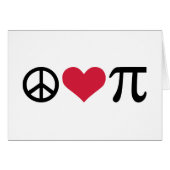 Peace, Love & Pi (Front Horizontal)