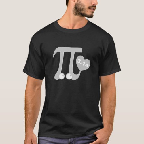 Peace Love Pi Day T_Shirt