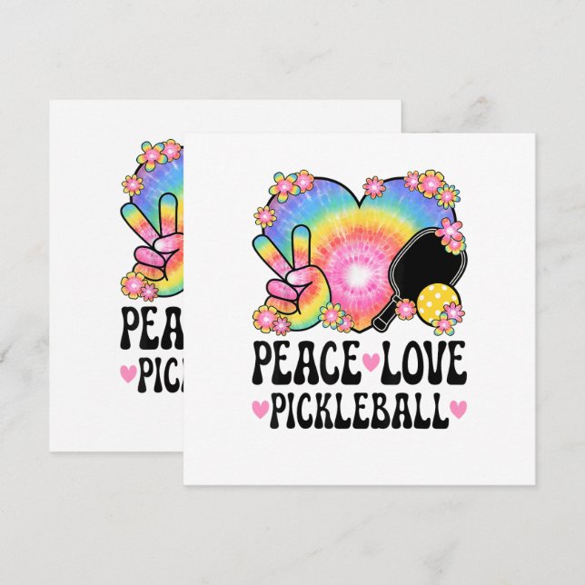 Peace Love Pickleball (Front/Back)