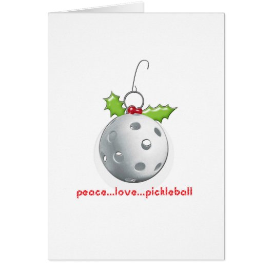 Peace, love, Pickleball Cards (Front)