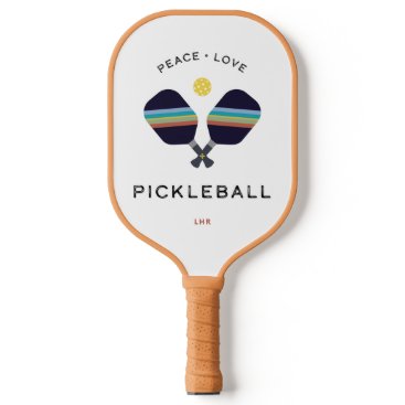 Peace Love Pickleball Custom Pickleball Paddle