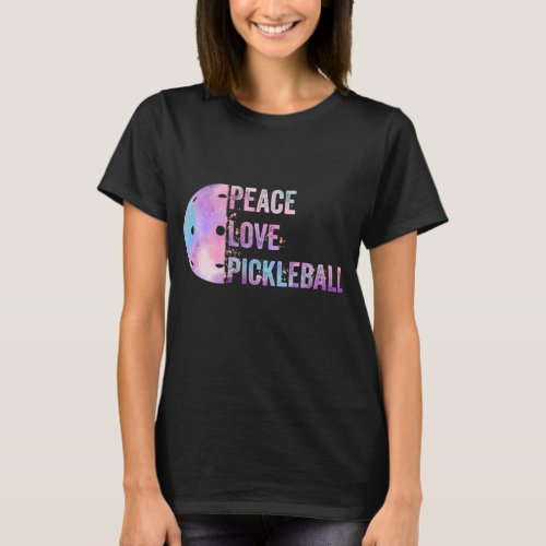 PEACE LOVE PICKLEBALL T_Shirt