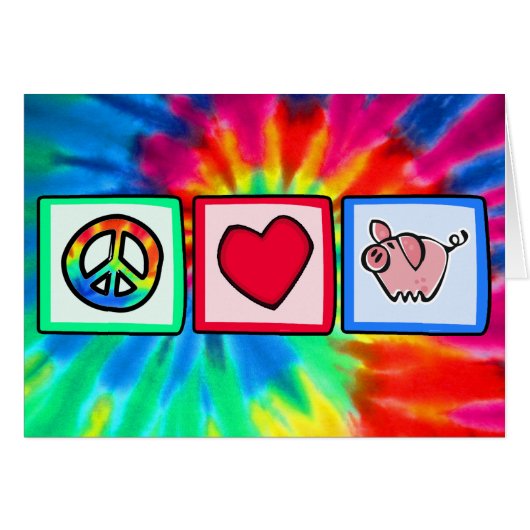 Peace, Love, Pigs (Front Horizontal)