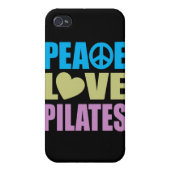 Peace Love Pilates iPhone Case (Back)