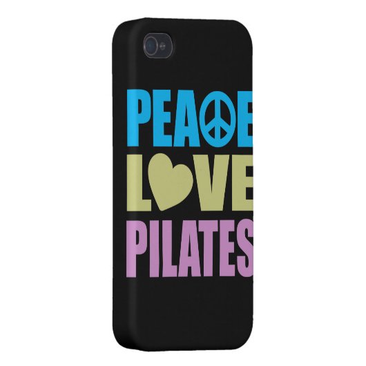 Peace Love Pilates iPhone Case (Back Right)