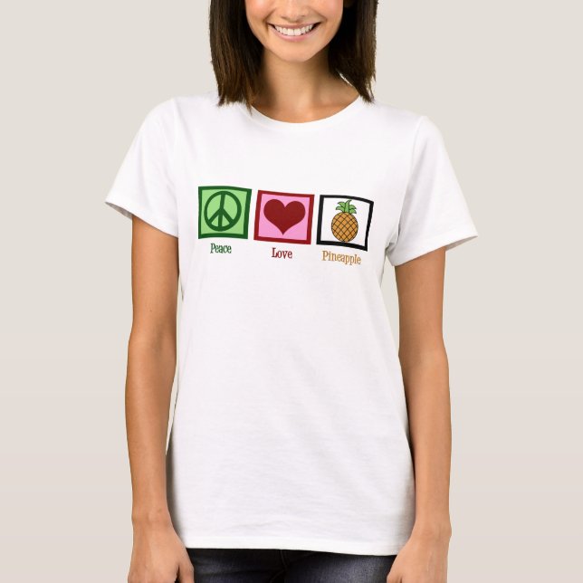 Peace Love Pineapple Women's T-Shirt (Front)