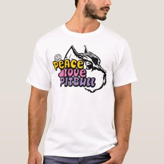 Peace Love Pitbull, Anti BSL T-Shirt