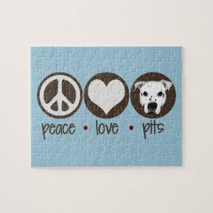 Peace Love Pits Jigsaw Puzzle