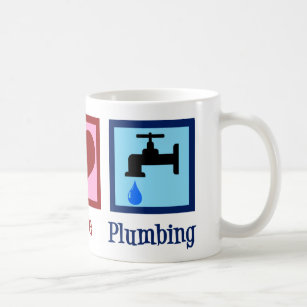 Peace Love Plumbing Coffee Mug