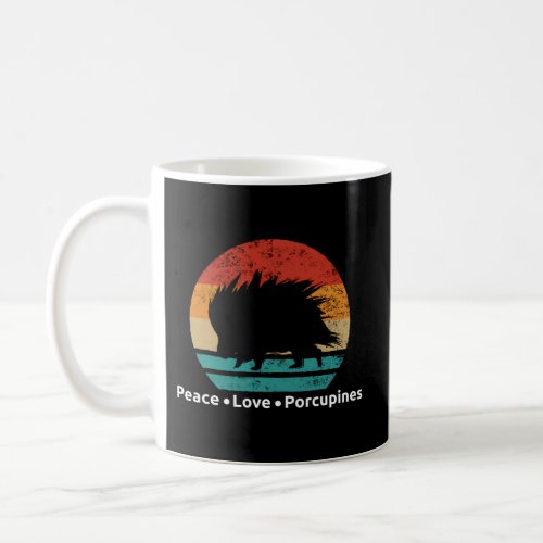 Peace Love Porcupine Coffee Mug