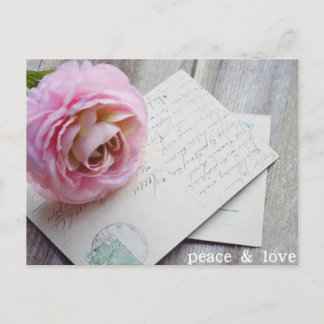 PEACE & LOVE postcard,Wonderful postcard