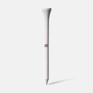 Peace Love Pride Vintage Engraving Vector Design_1 Golf Tees