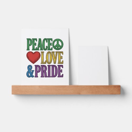 Peace Love Pride Vintage Engraving Vector Design_1 Picture Ledge