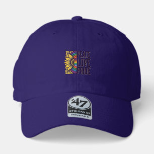 Peace Love Pride Vintage Flower Vector Shirt_1 47 Brand Hat