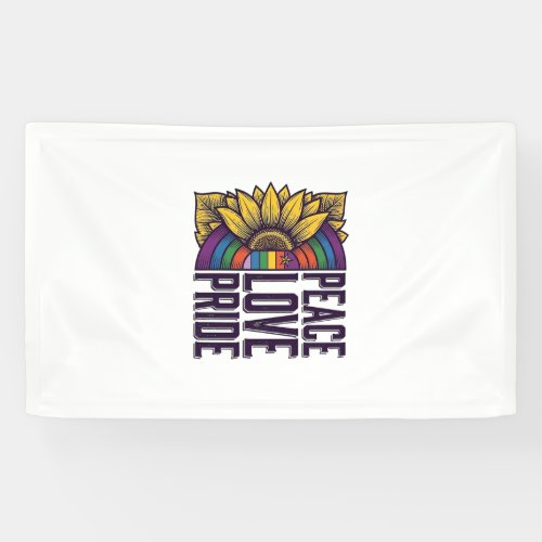 Peace Love Pride Vintage Flower Vector Shirt_1 Banner