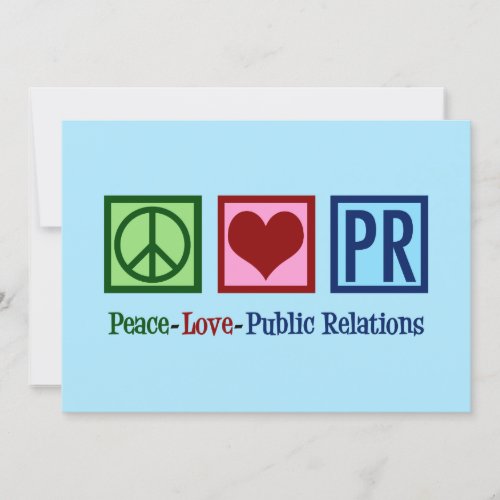 Peace Love Public Relations PR Agency Holiday Card