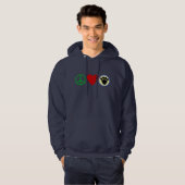Peace Love Puppy Paws T shirts, Gifts Hoodie (Front Full)