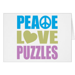 Peace Love Puzzles Cards