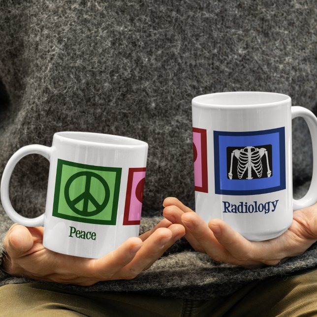 Peace Love Radiology Coffee Mug (Creator Uploaded)