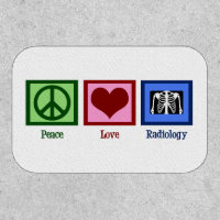 Peace Love Radiology Cute Radiologist