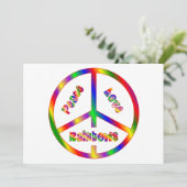 Peace Love RAINBOWS (Standing Front)