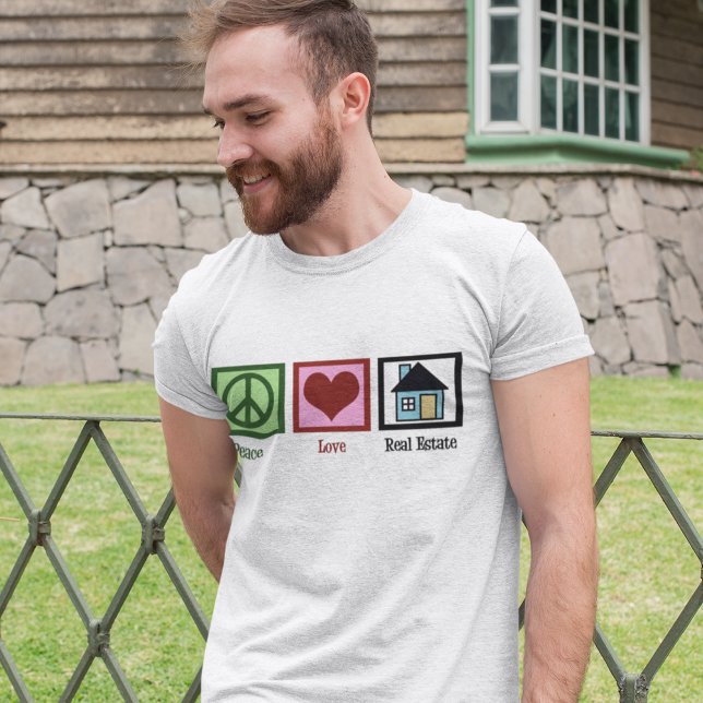 Peace Love Real Estate T-Shirt (Creator Uploaded)
