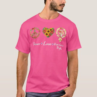 Peace Love Reproductive Rights Feminist Feminism T-Shirt
