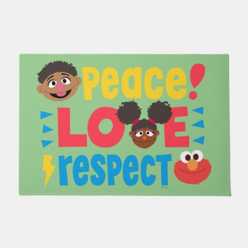 Peace Love Respect Doormat