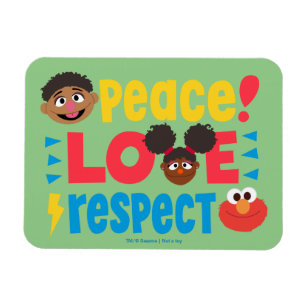 Peace Love Respect Magnet