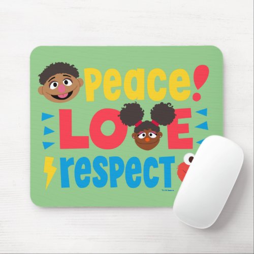 Peace Love Respect Mouse Pad