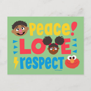 Peace Love Respect Postcard
