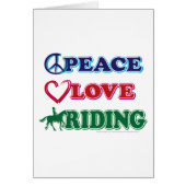 Peace Love Riding (Front)