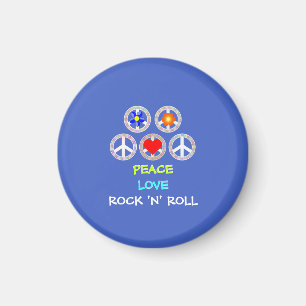 PEACE, LOVE, ROCK 'N' ROLL, MAGNET