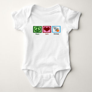 Peace Love Rockets Baby Bodysuit