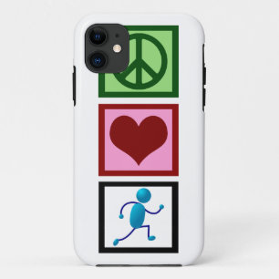 Peace Love Run iPhone 11 Case