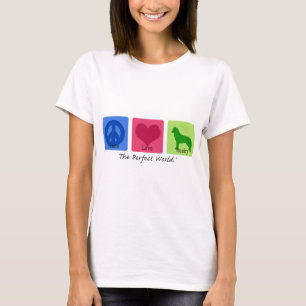 Peace Love Siberian Husky T-Shirt